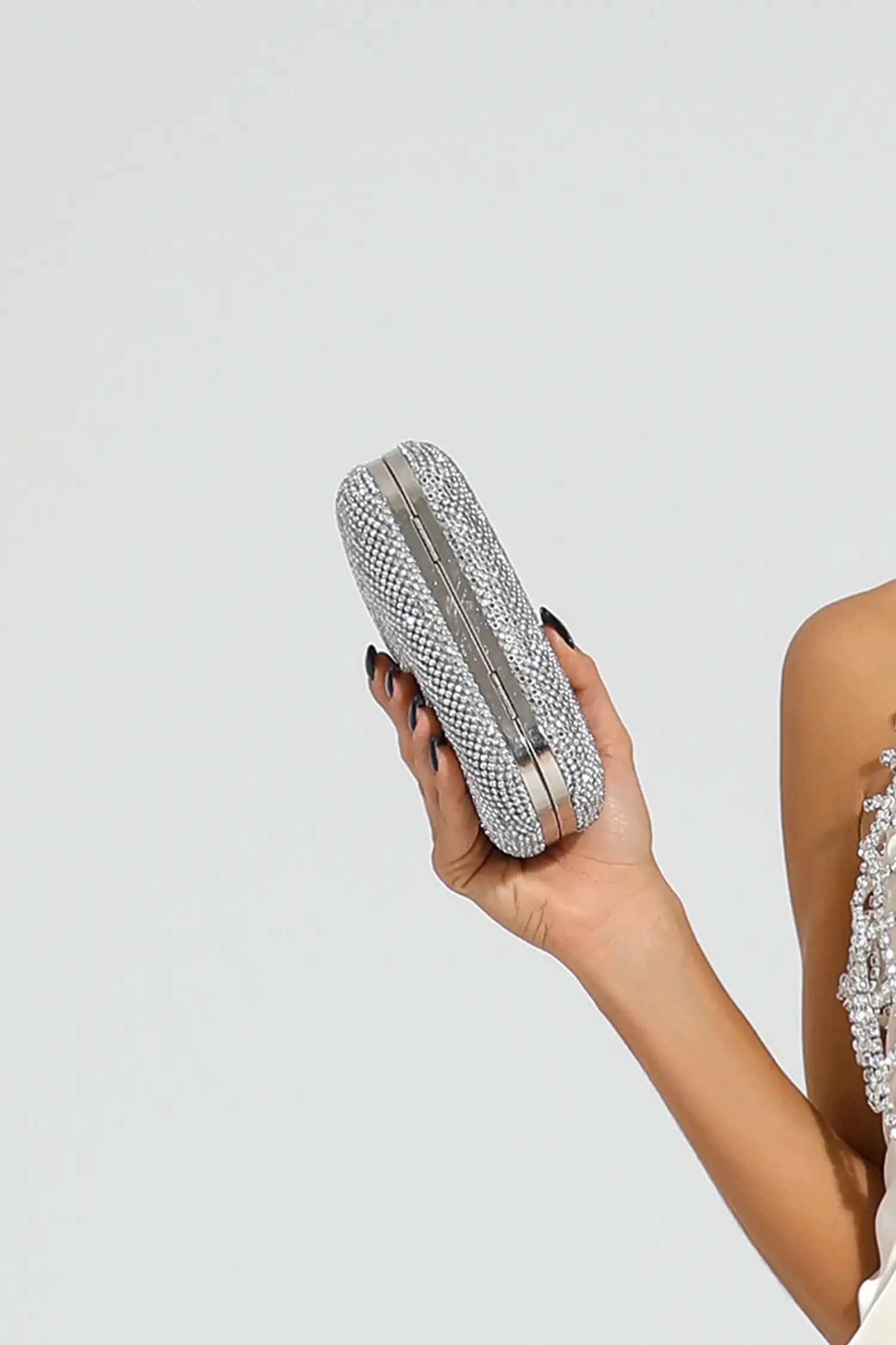Yedda Silver Diamond Bag