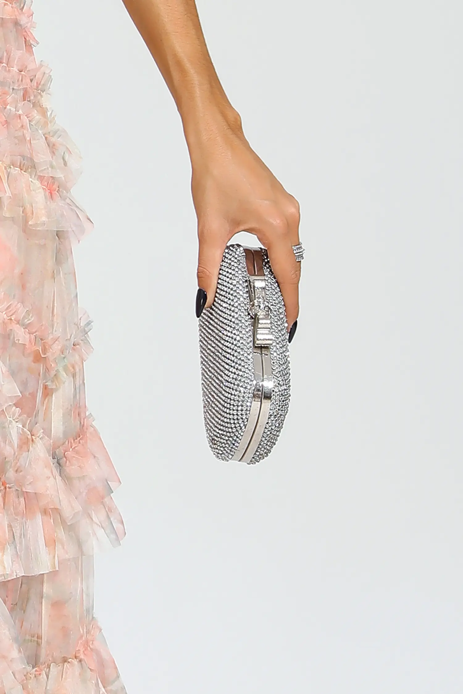 Yedda Silver Diamond Bag