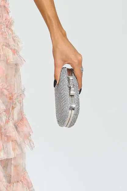 Yedda Silver Diamond Bag