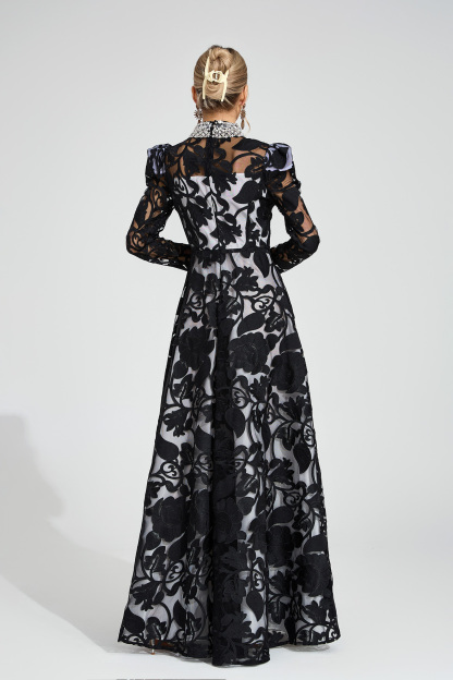 Verse Black Diamond Maxi Dress