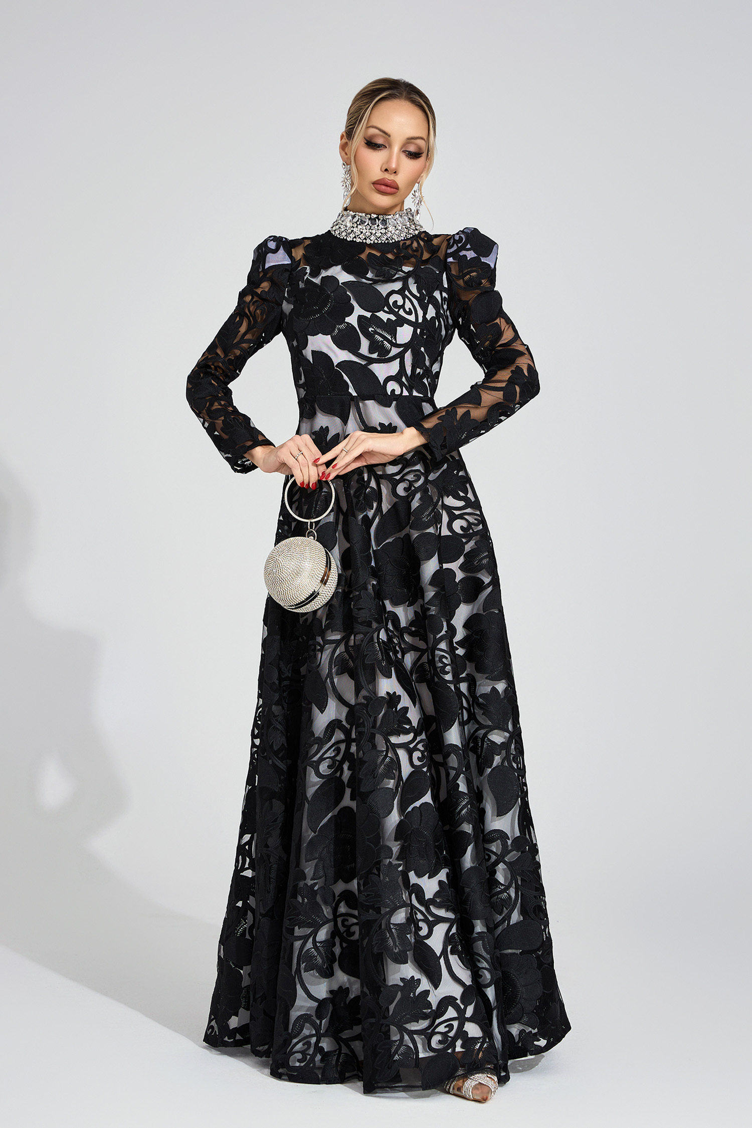 Verse Black Diamond Maxi Dress