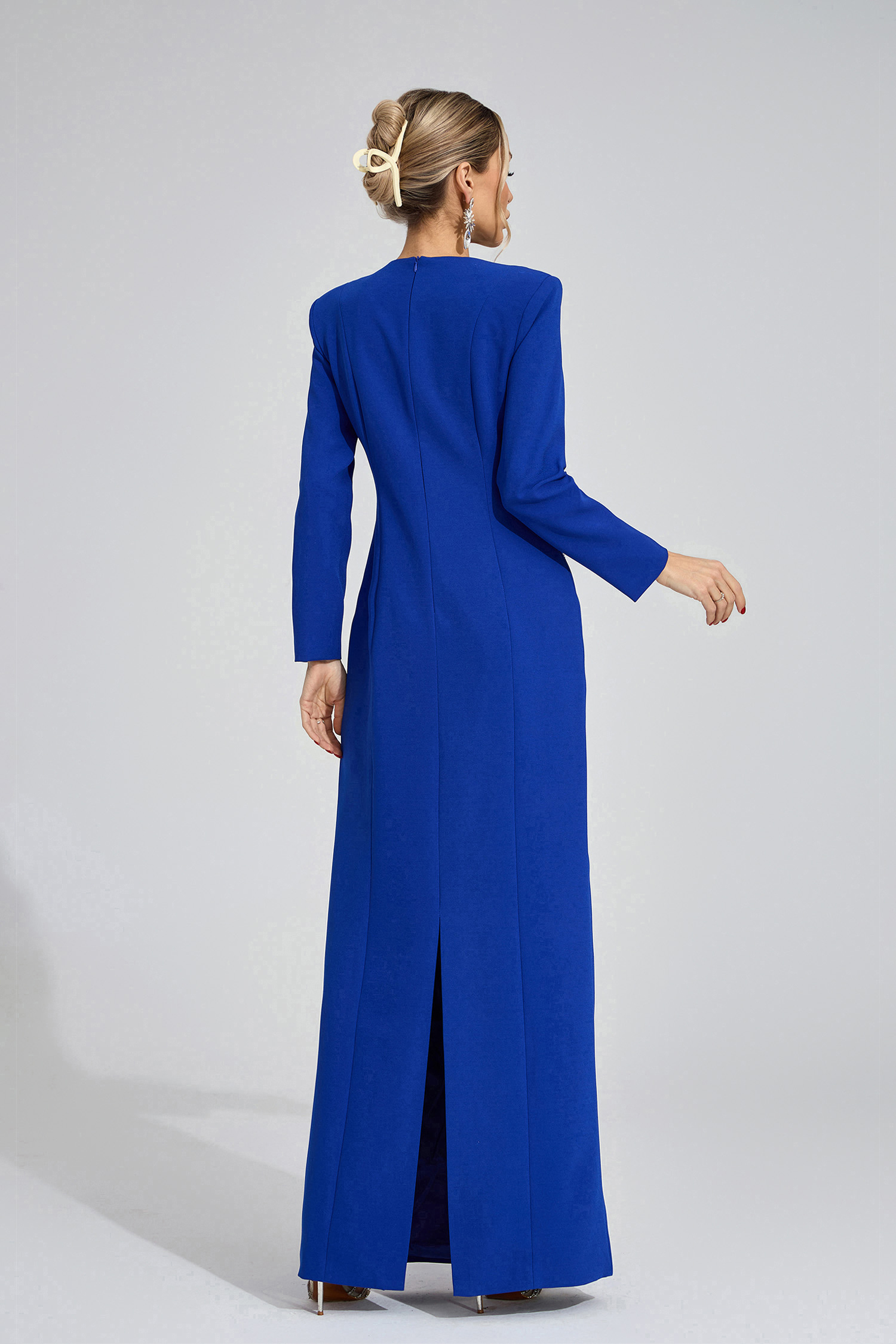 Fable Blue Diamond Maxi Dress