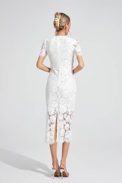 Nerys Ivory Lace Maxi Dress