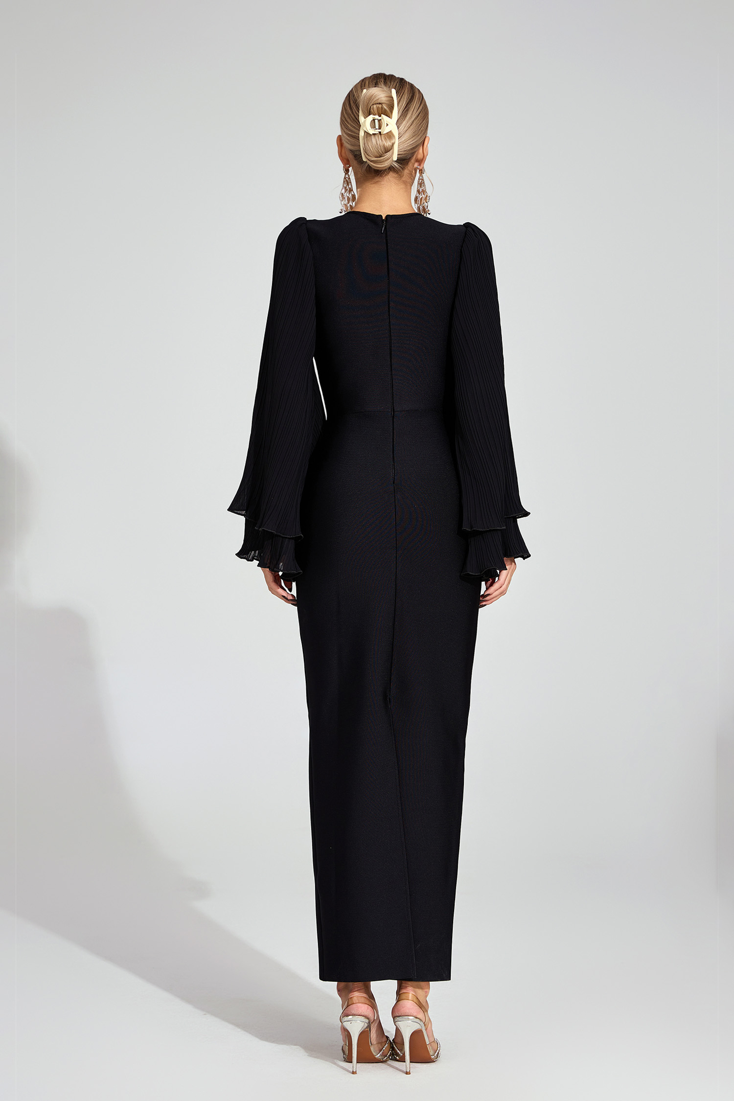 Fen Black Bandage Maxi Dress