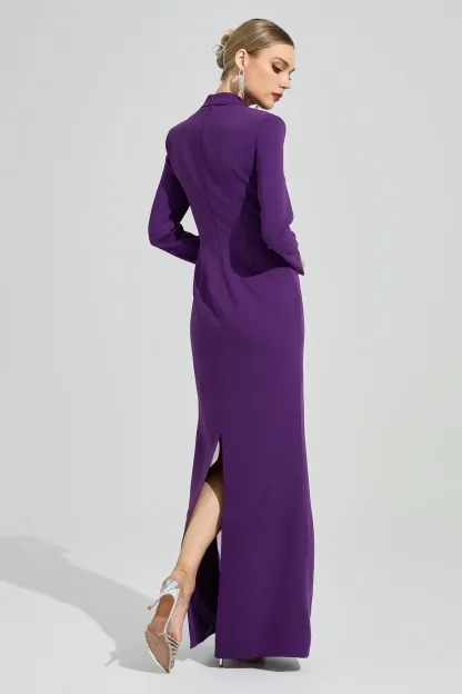 Neruda Purple Diamond Formal Dress