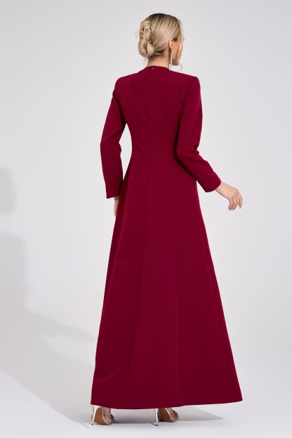 Tolstoy Red Diamond Maxi Dress