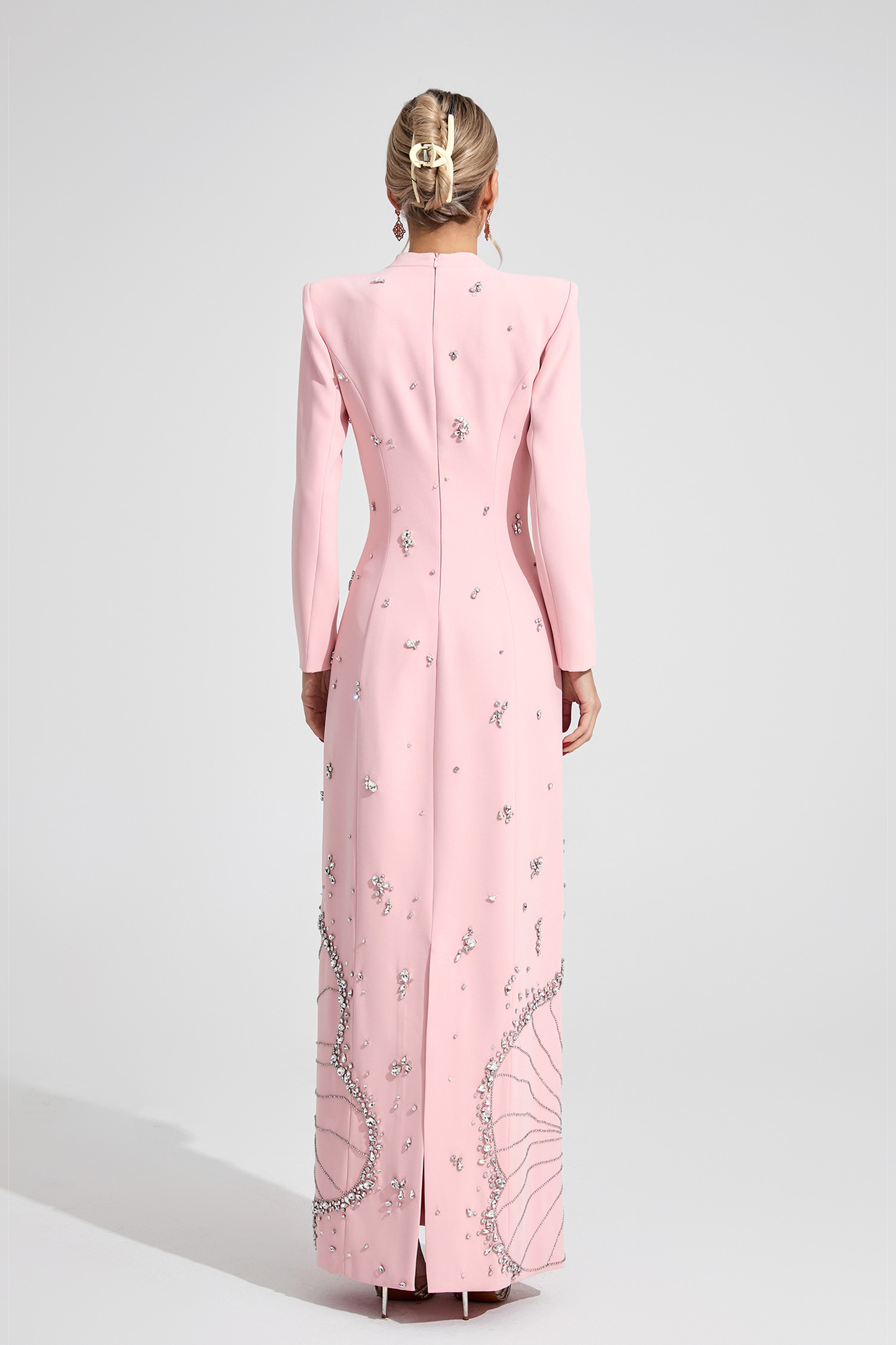 Knoll Pink Diamond Maxi Dress