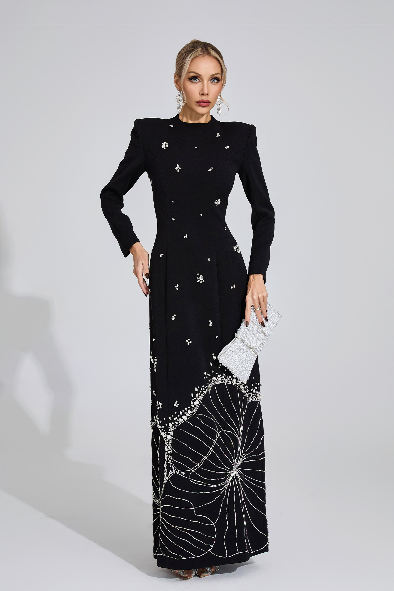 Knoll Black Diamond Maxi Dress
