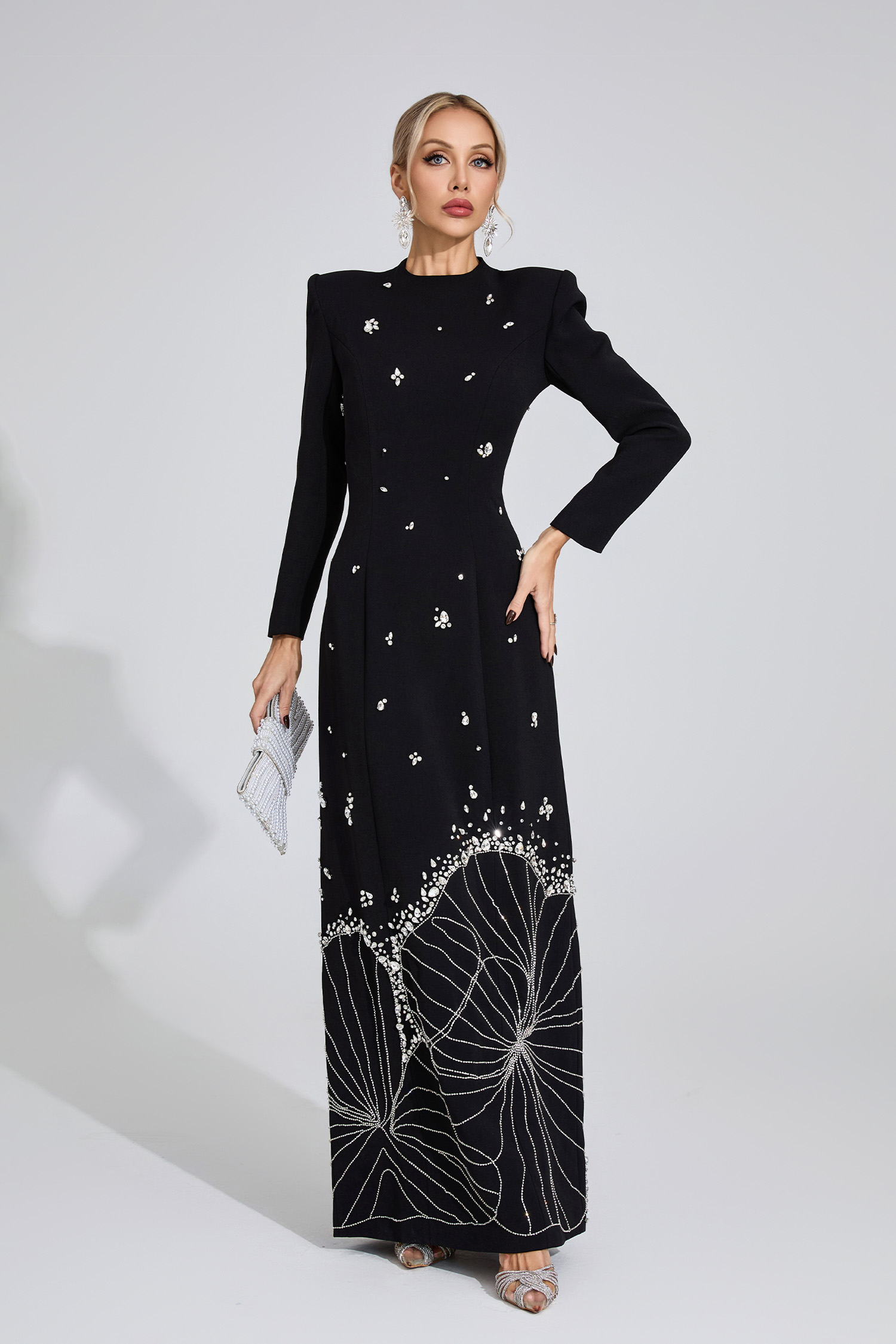 Knoll Black Diamond Maxi Dress