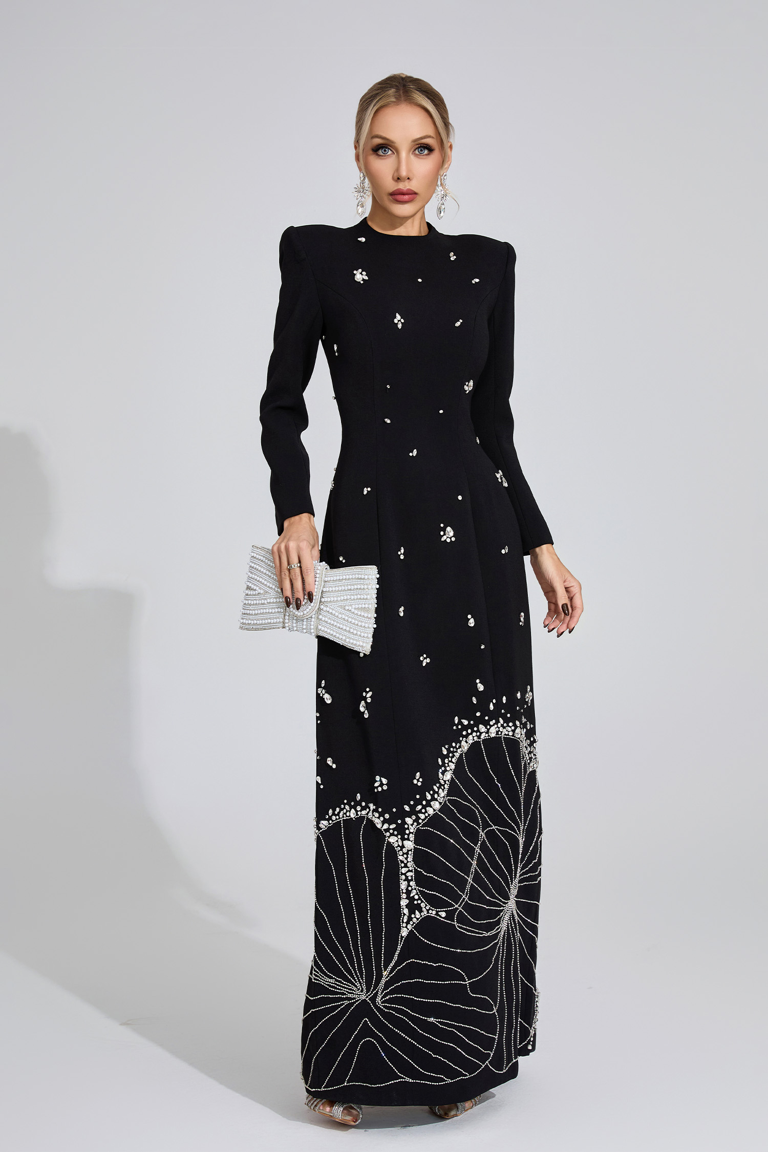Knoll Black Diamond Maxi Dress