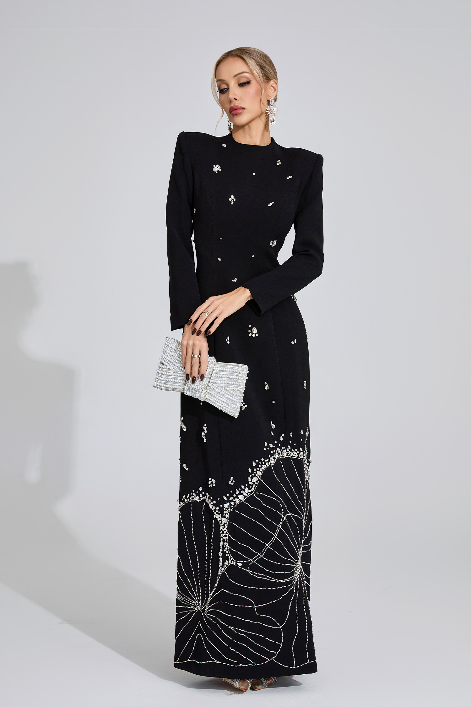 Knoll Black Diamond Maxi Dress