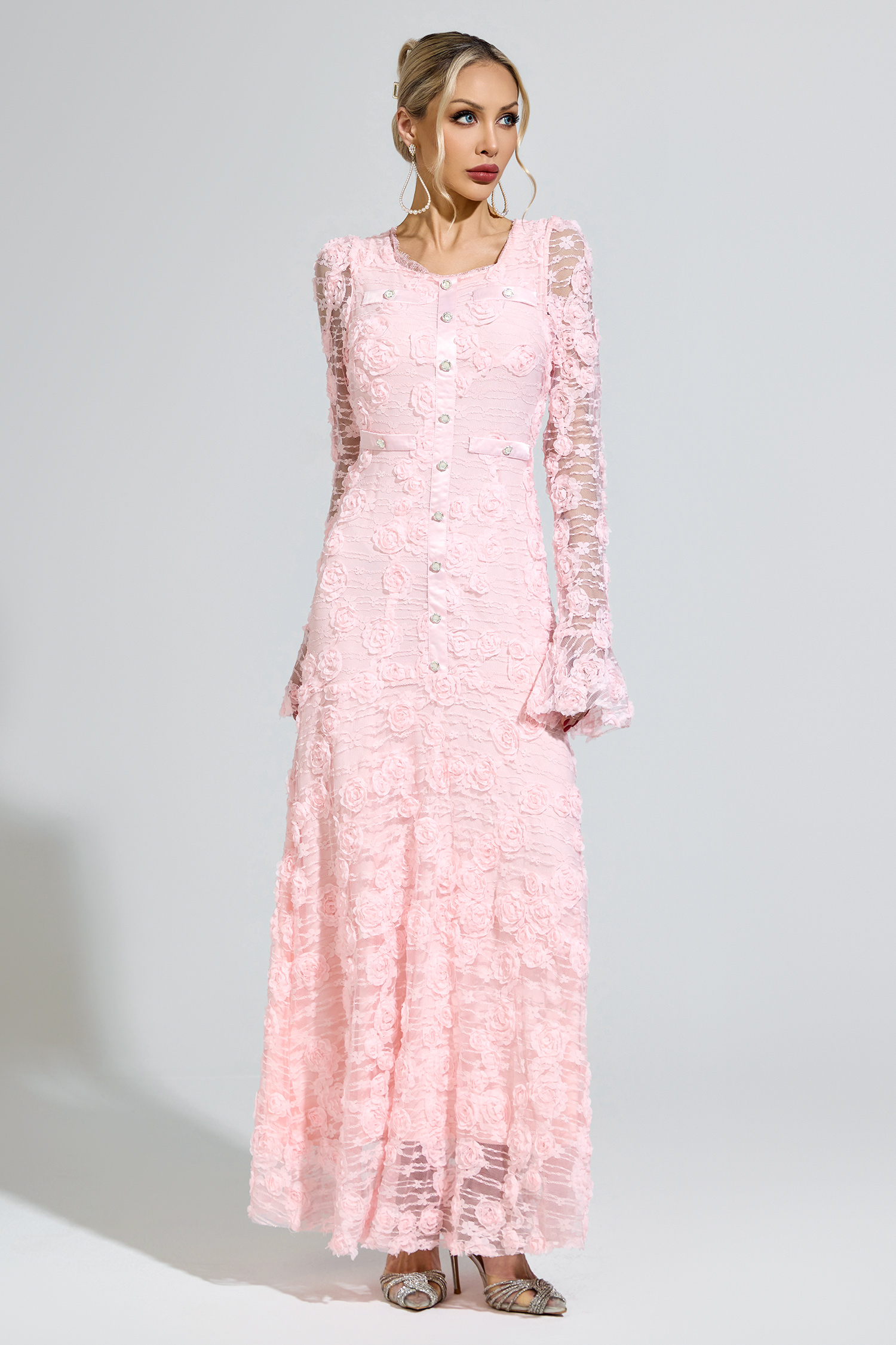 Gorgias Pink Mermaid Formal Dress