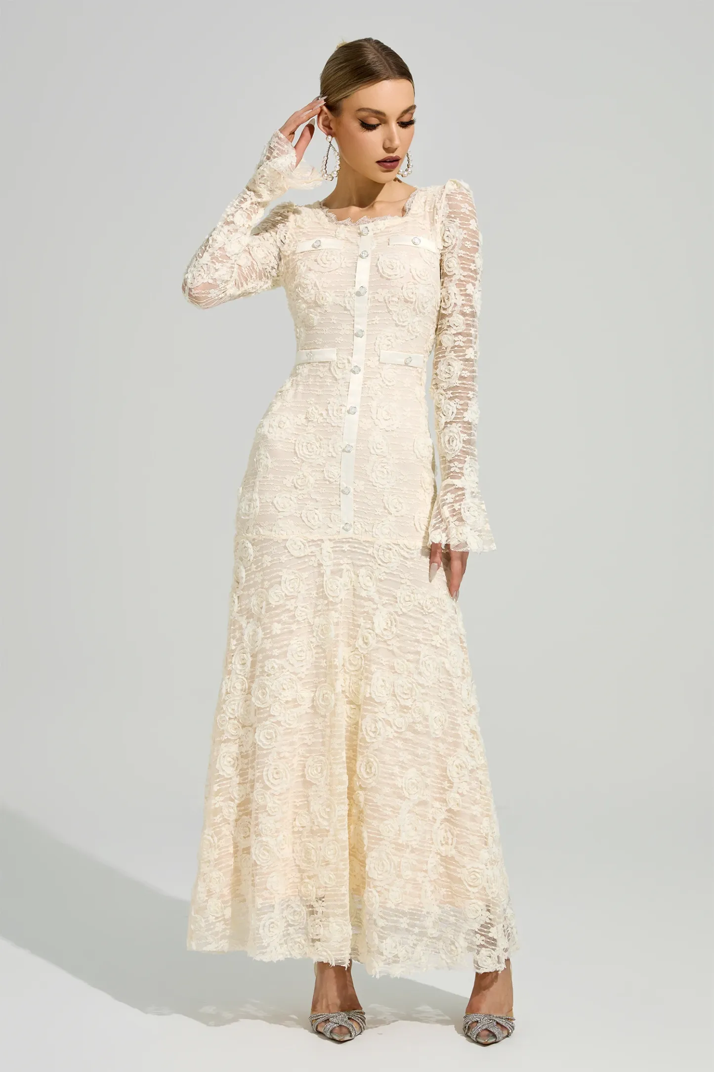Gorgias Apricot Mermaid Formal Dress