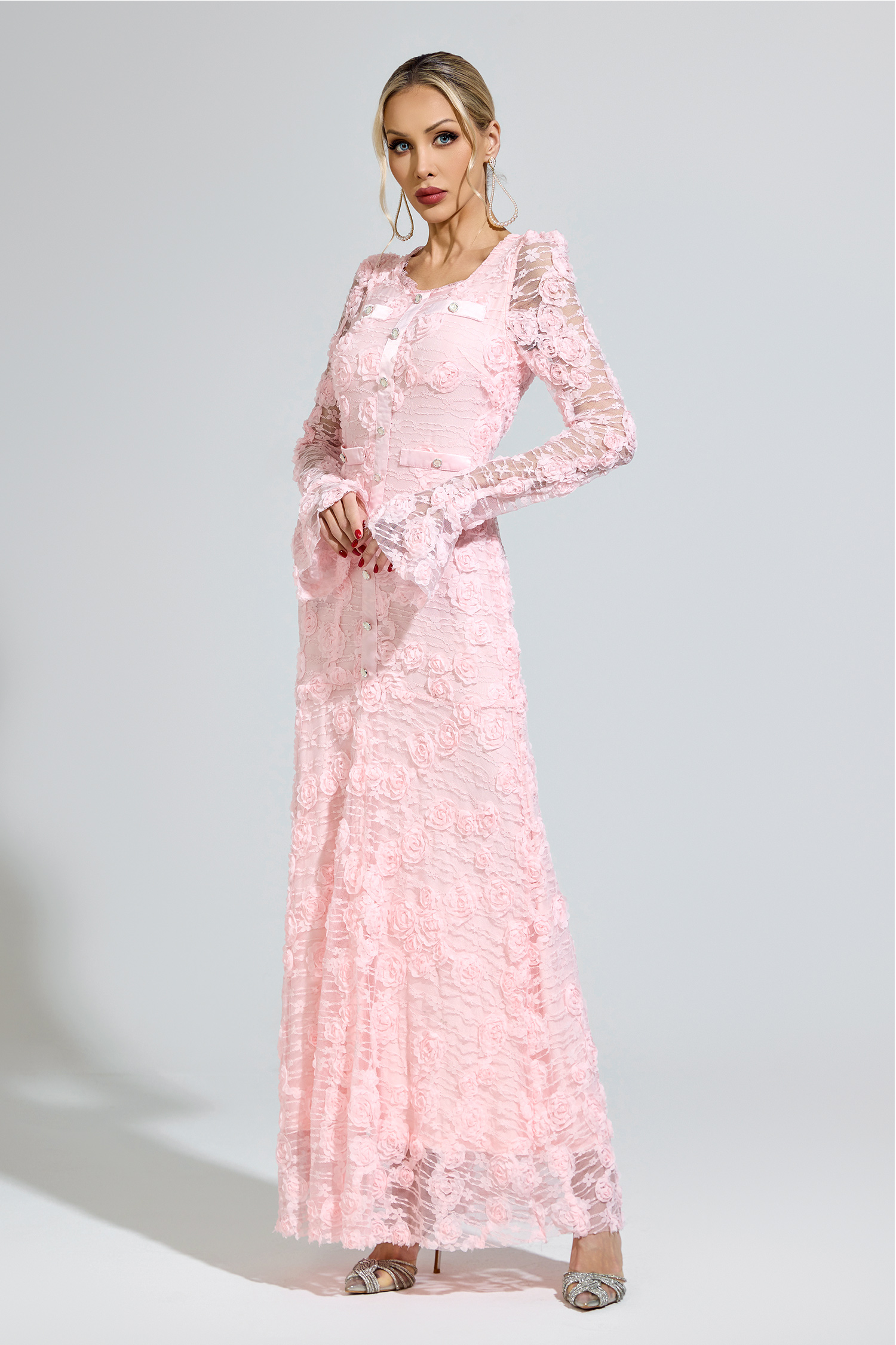 Gorgias Pink Mermaid Formal Dress