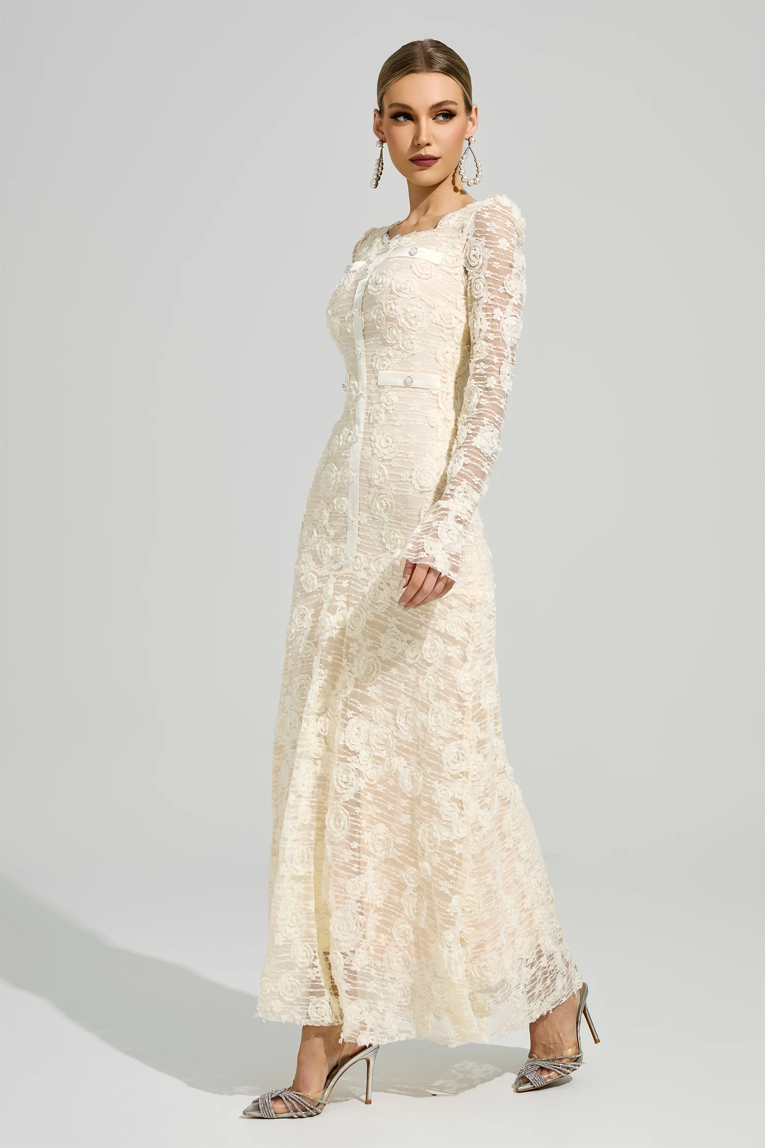 Gorgias Apricot Mermaid Formal Dress