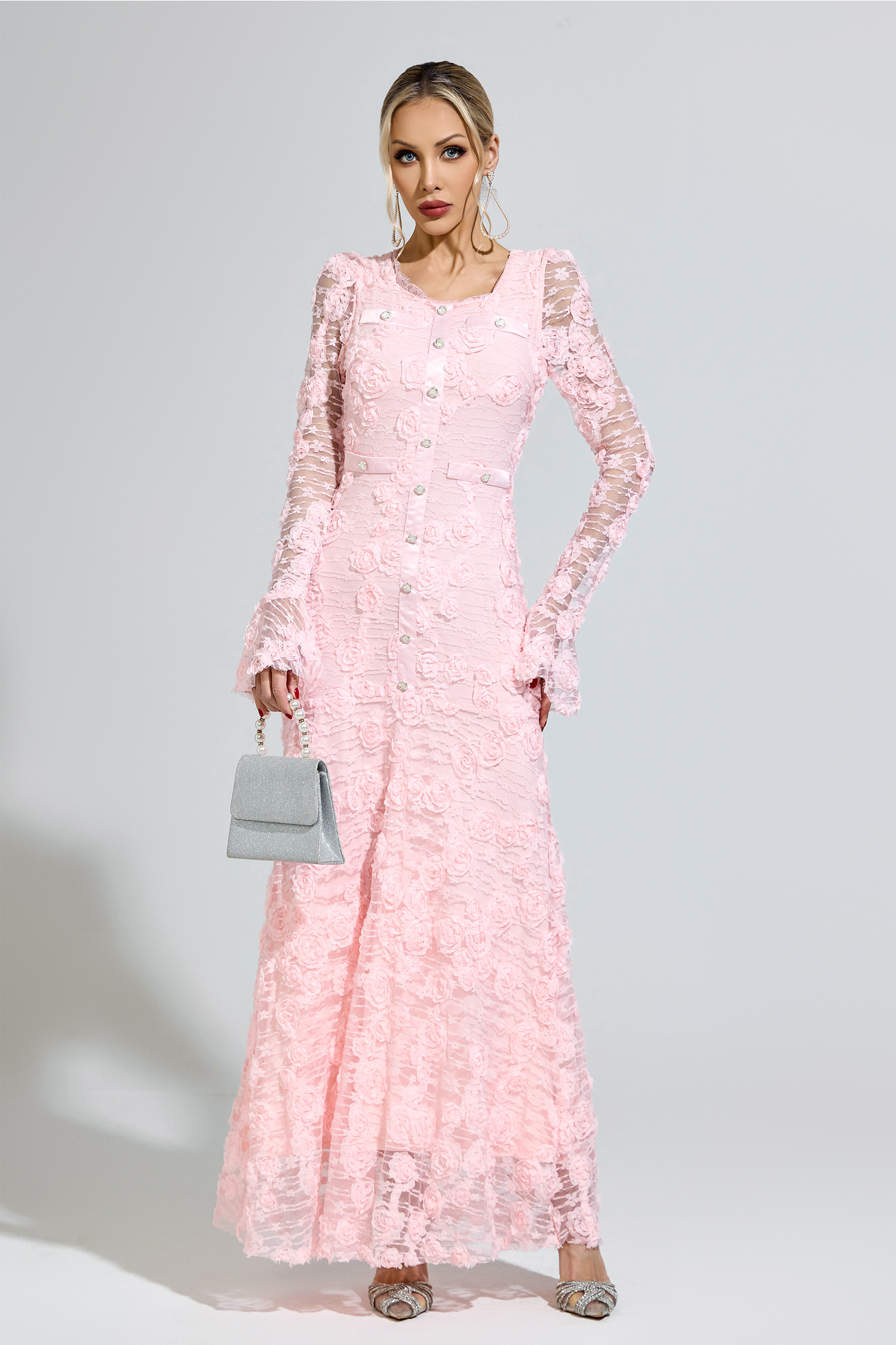 Gorgias Pink Mermaid Formal Dress