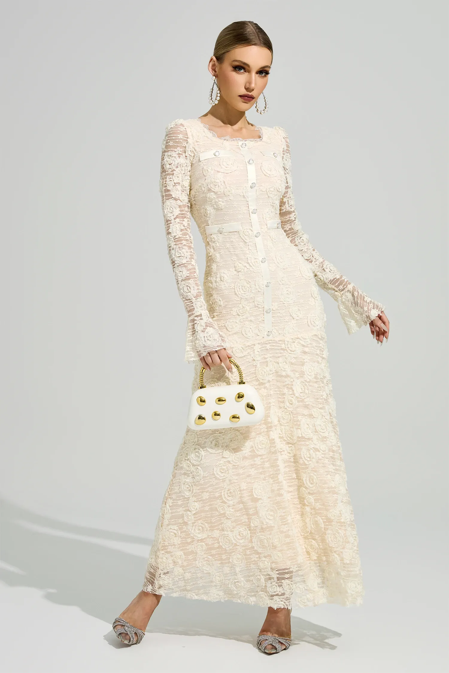 Gorgias Apricot Mermaid Formal Dress