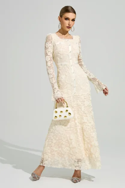 Gorgias Apricot Mermaid Formal Dress