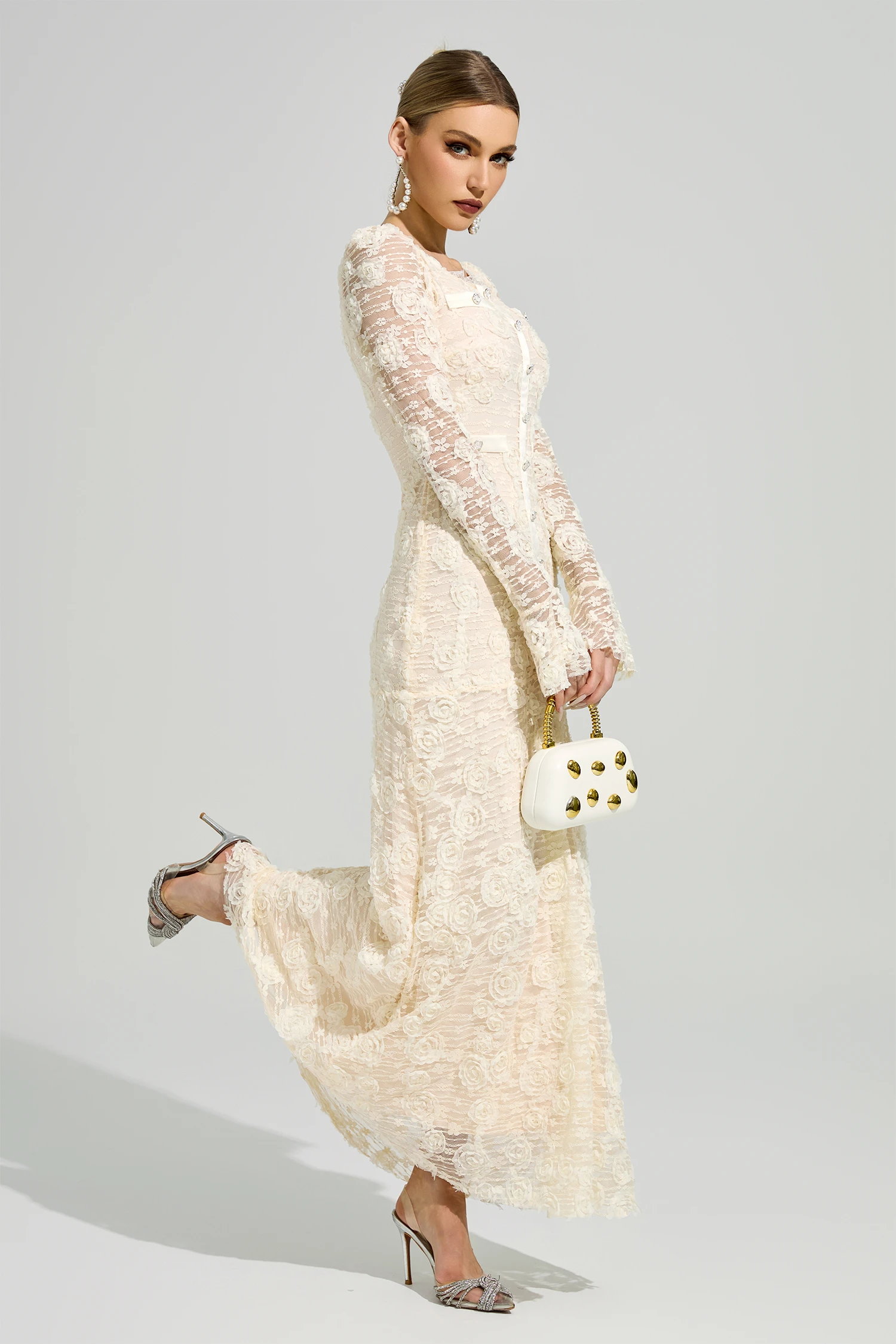 Gorgias Apricot Mermaid Formal Dress