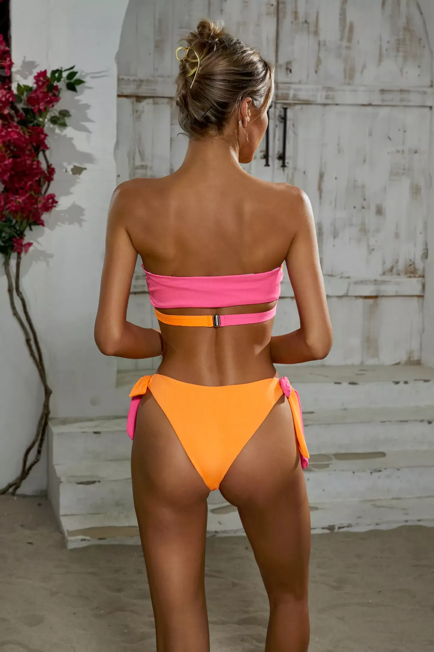 Troy Orange Diamond Bikini