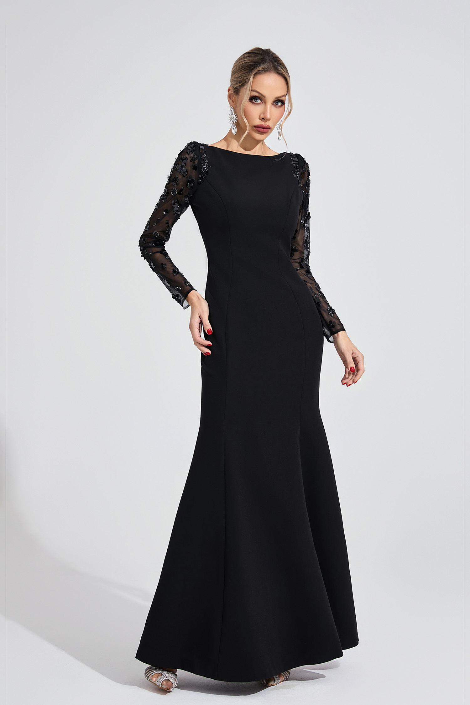 Innis Black Diamond Maxi Dress