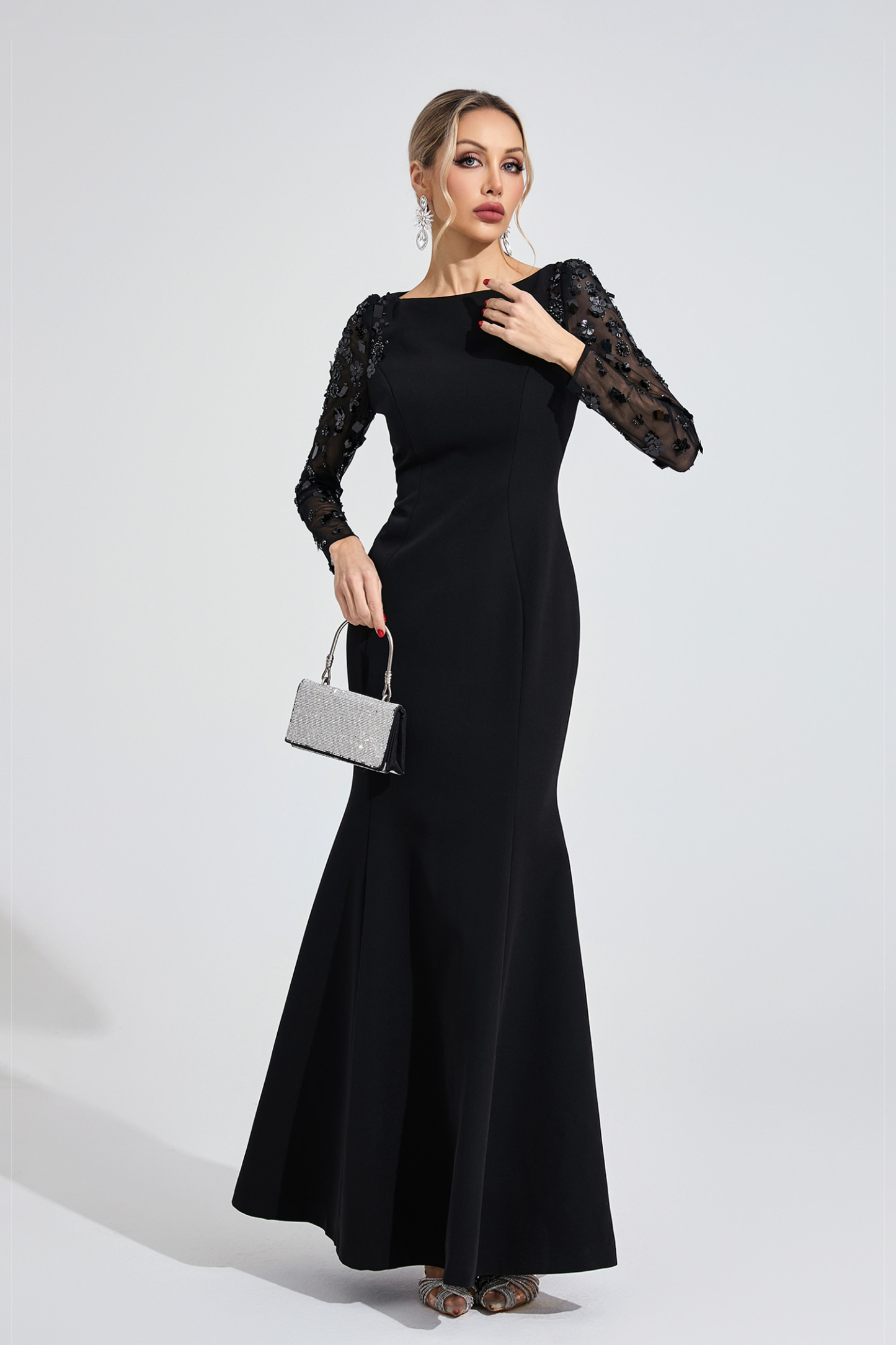 Innis Black Diamond Maxi Dress