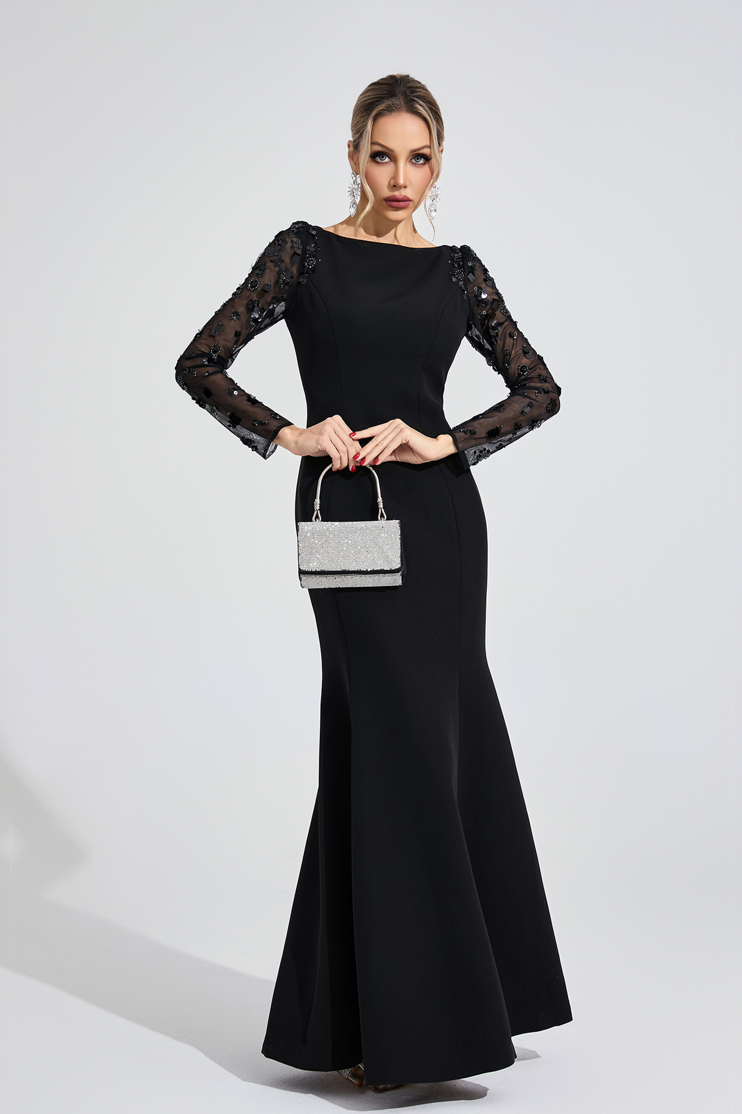 Innis Black Diamond Maxi Dress