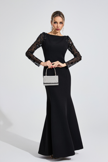 Innis Black Diamond Maxi Dress
