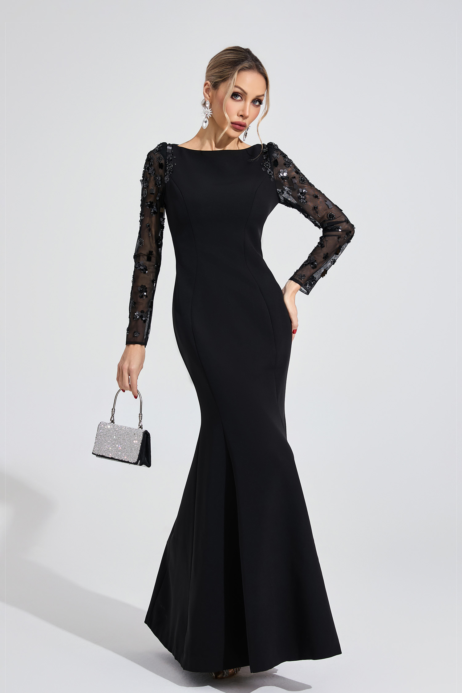 Innis Black Diamond Maxi Dress