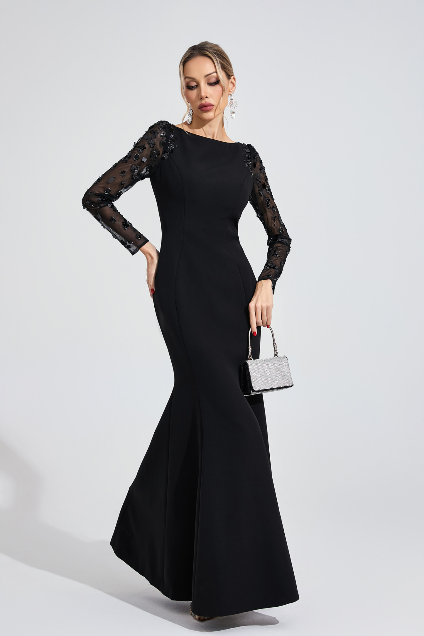 Innis Black Diamond Maxi Dress