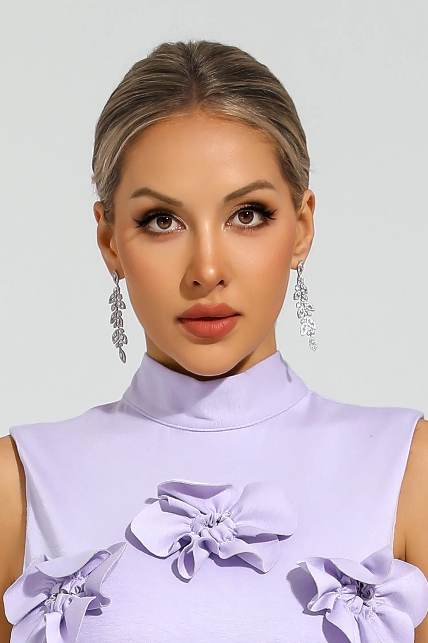 Sassoon Silver Leaf Earrings
