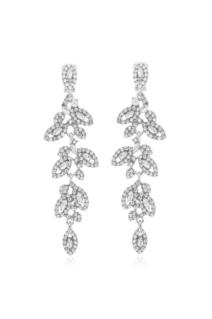 Sassoon Silver Leaf Earrings