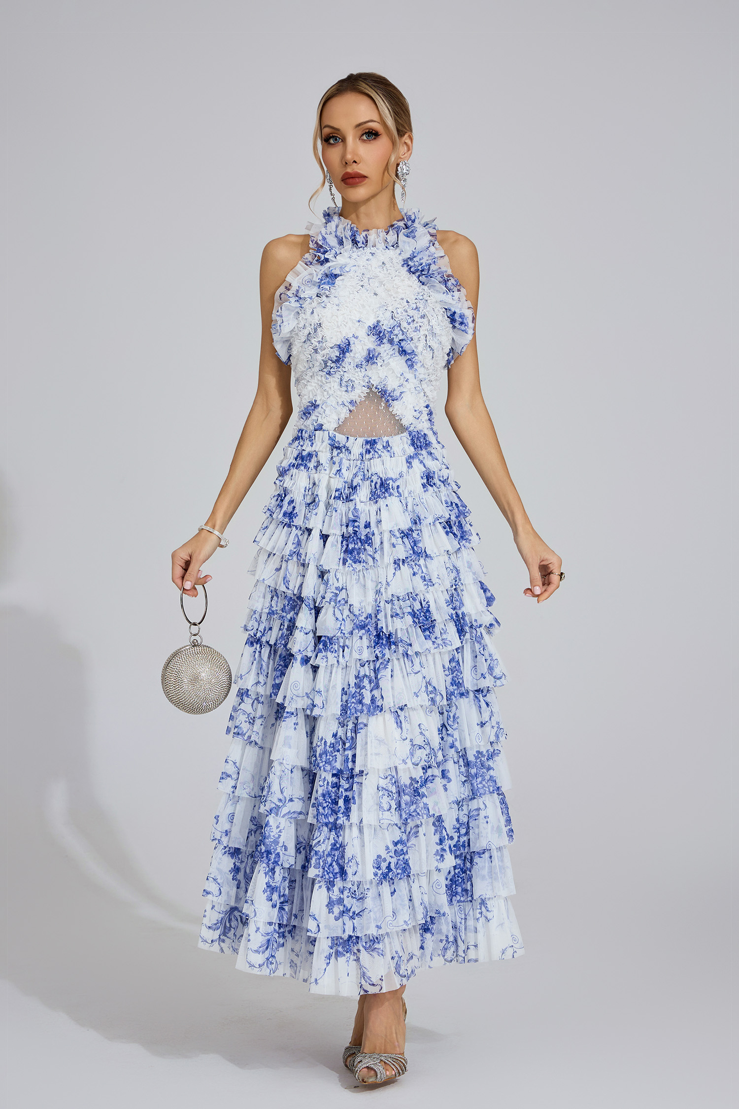 Muir Blue Willow Maxi Dress