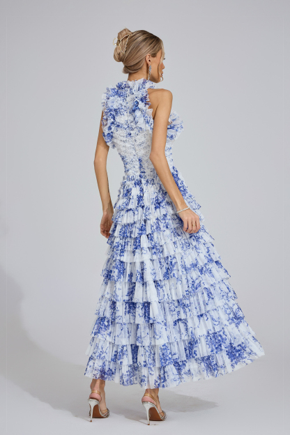 Muir Blue Willow Maxi Dress