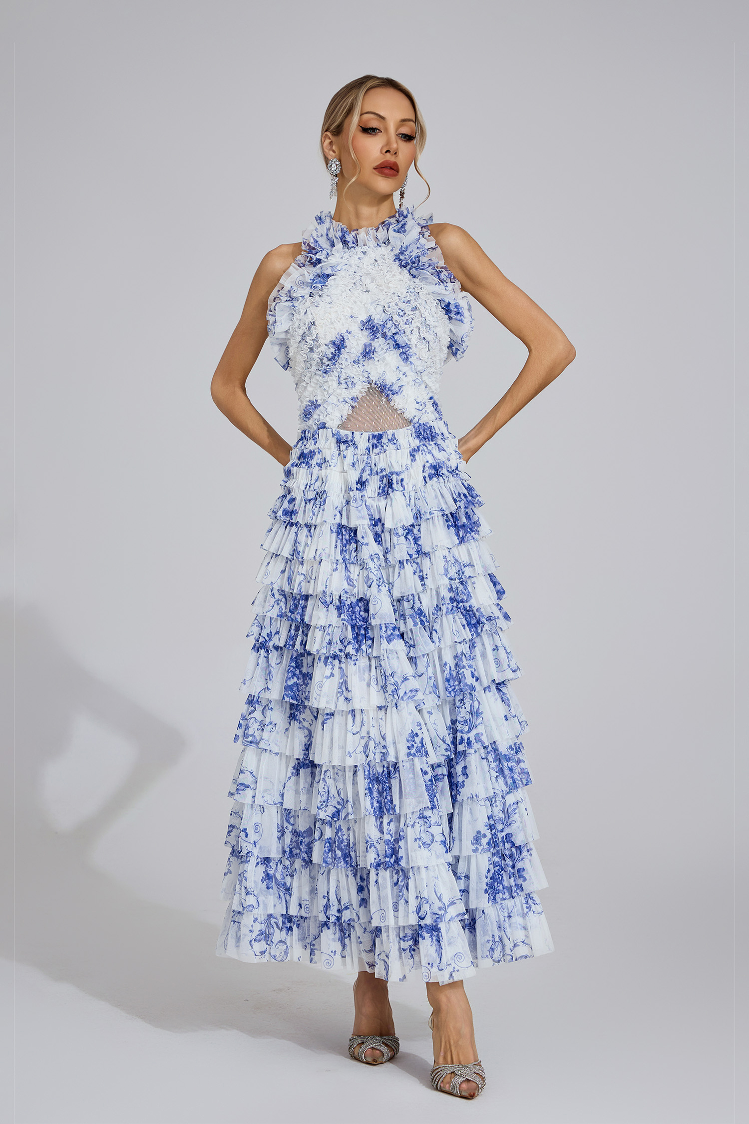 Muir Blue Willow Maxi Dress