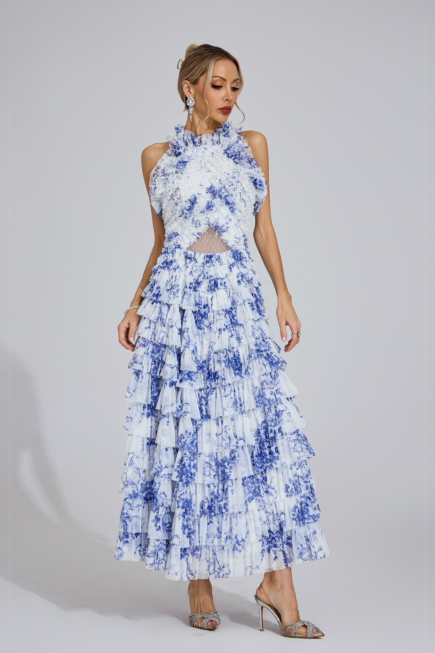 Muir Blue Willow Maxi Dress