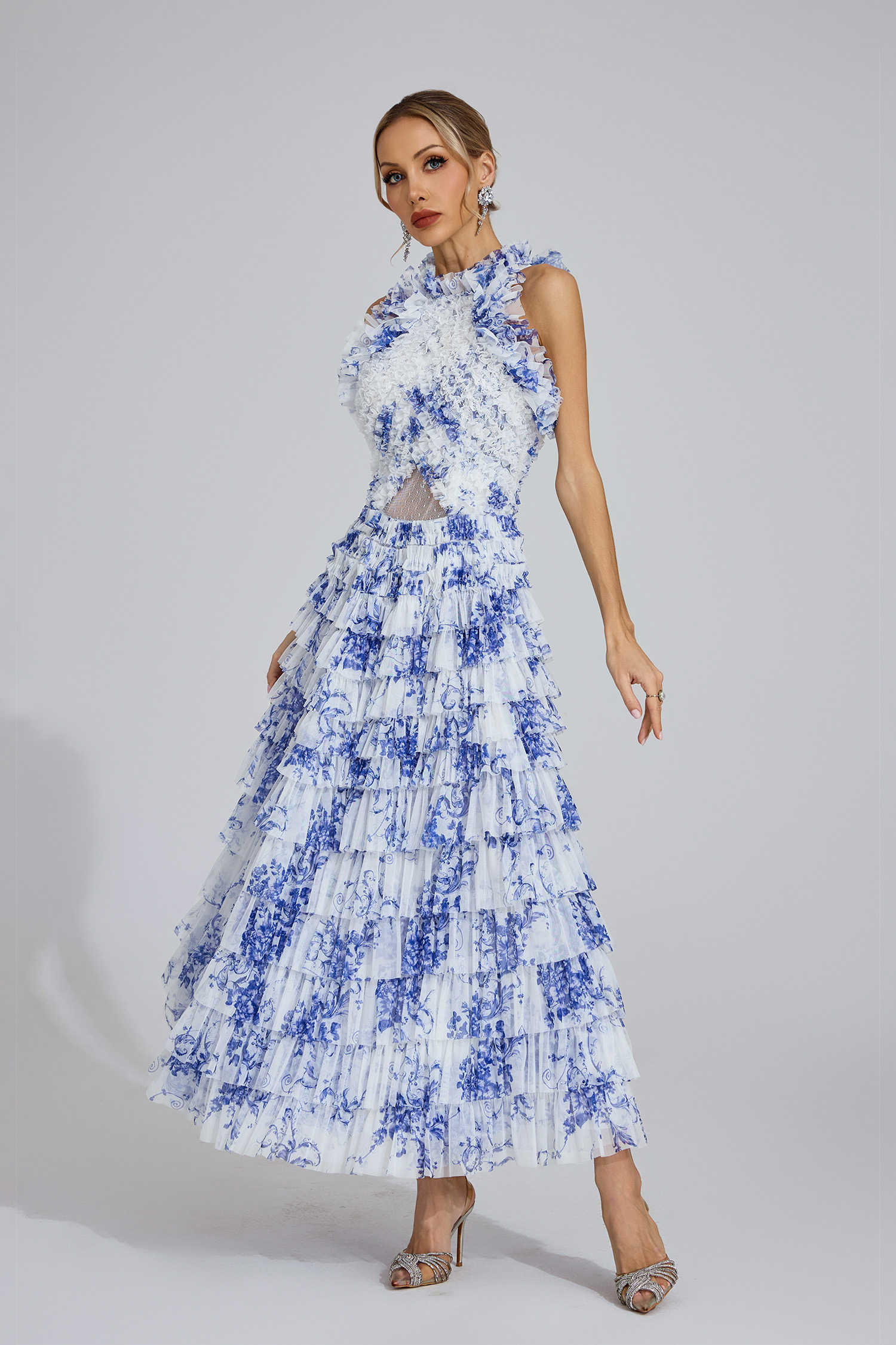 Muir Blue Willow Maxi Dress