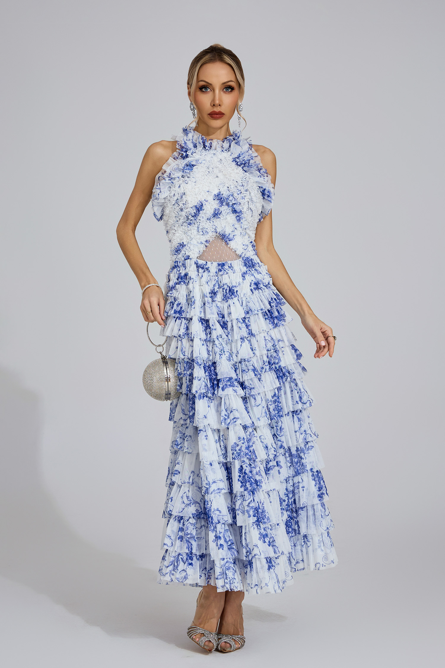 Muir Blue Willow Maxi Dress