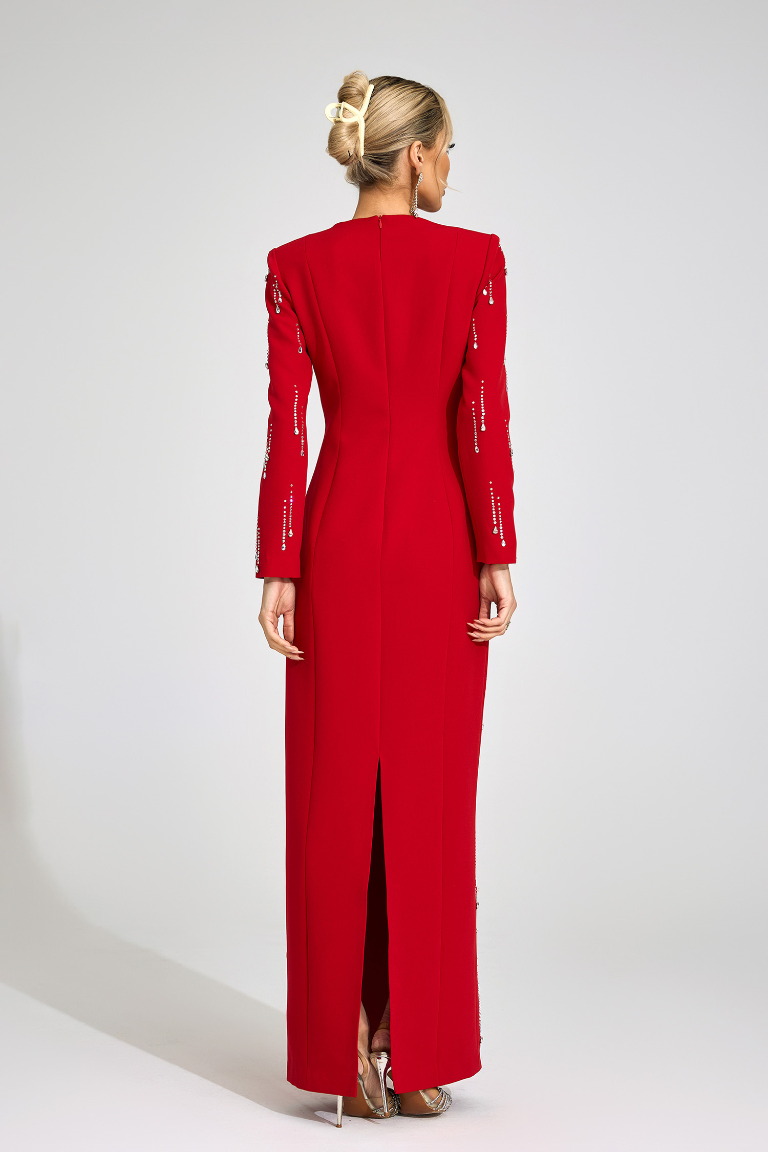Kai Red Diamond Maxi Dress