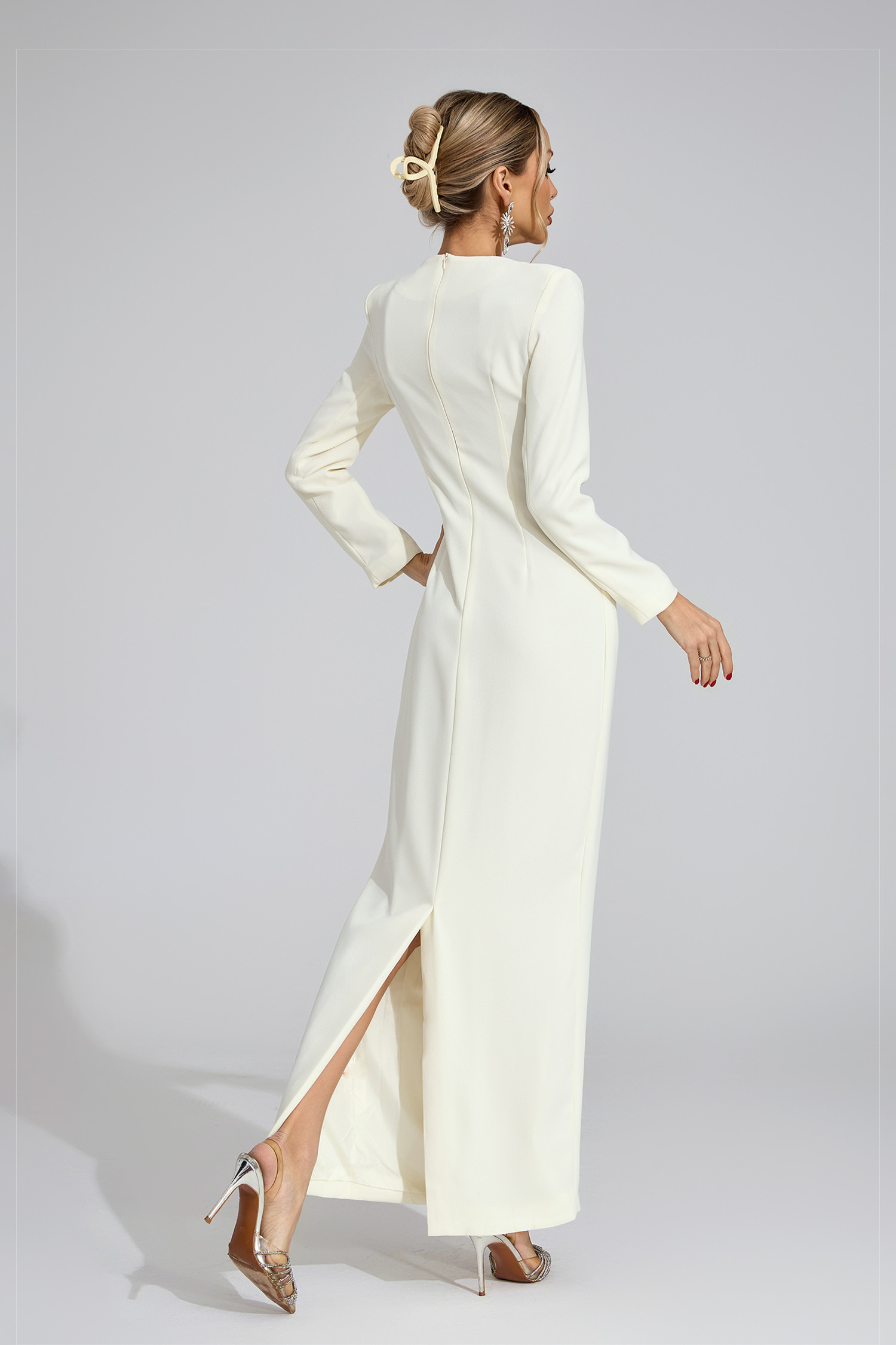 Beat Ivory Diamond Maxi Dress