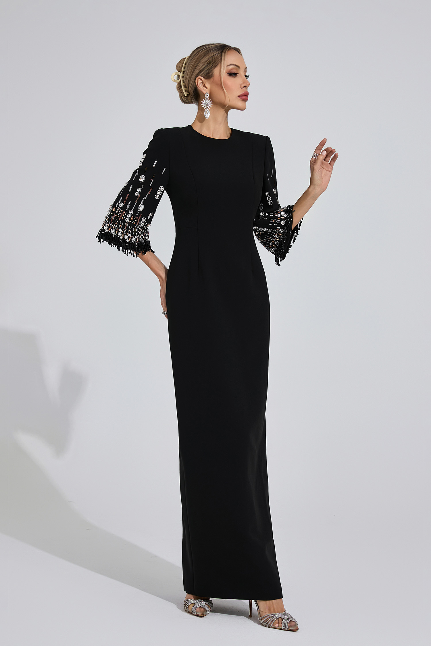Pond Black Diamond Maxi Dress