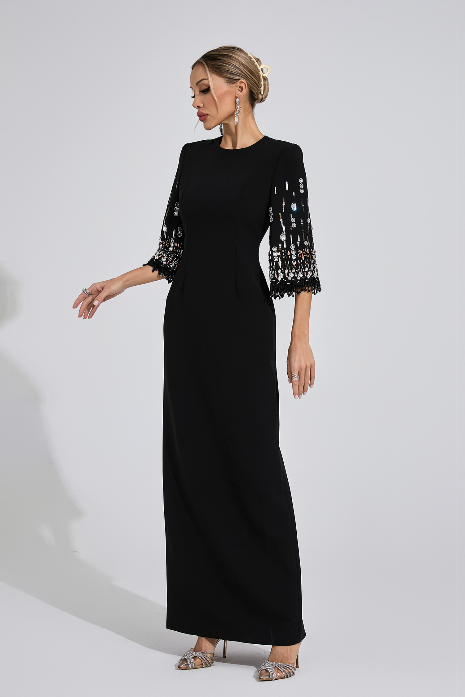 Pond Black Diamond Maxi Dress