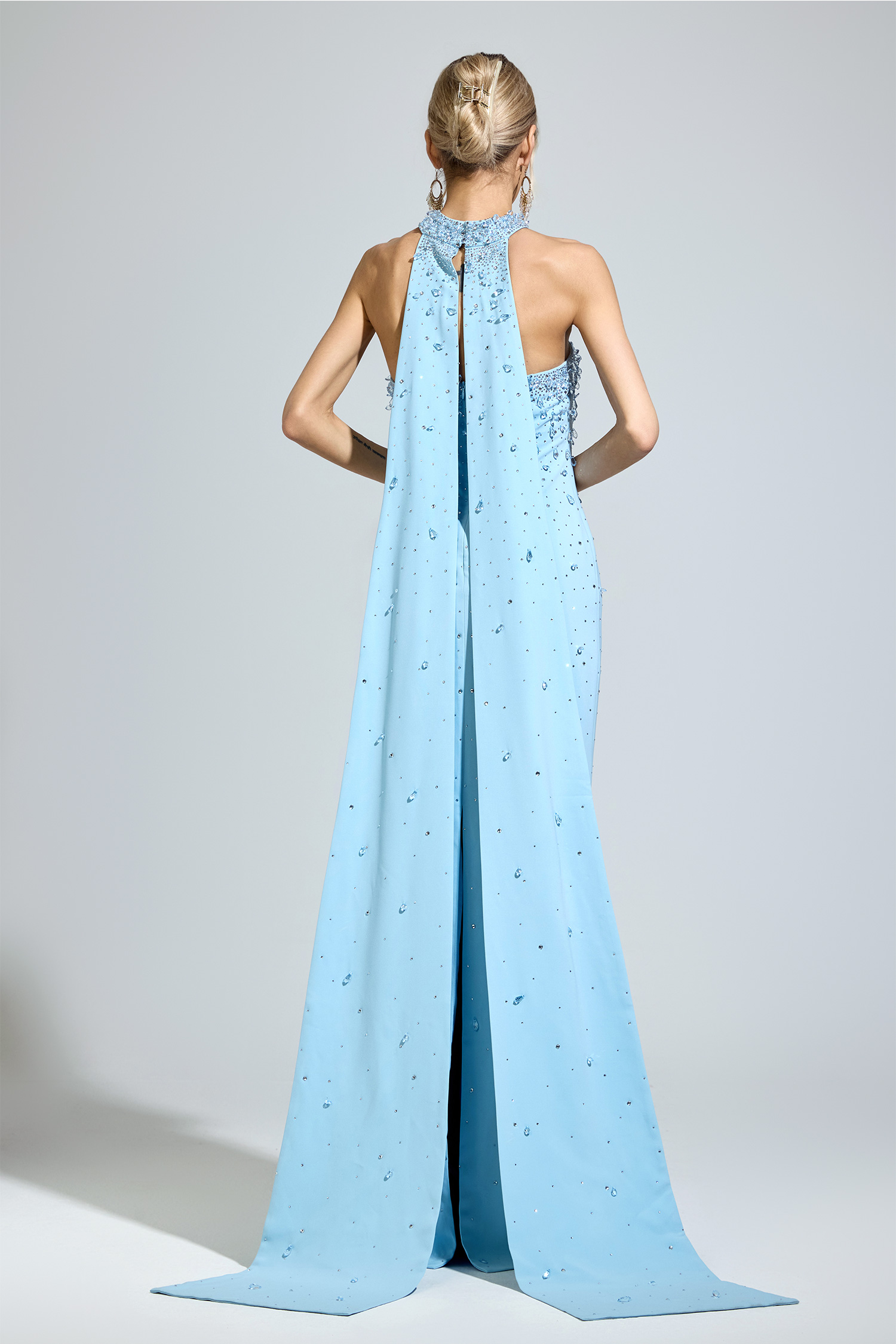Dostoevsky Blue Evening Gown