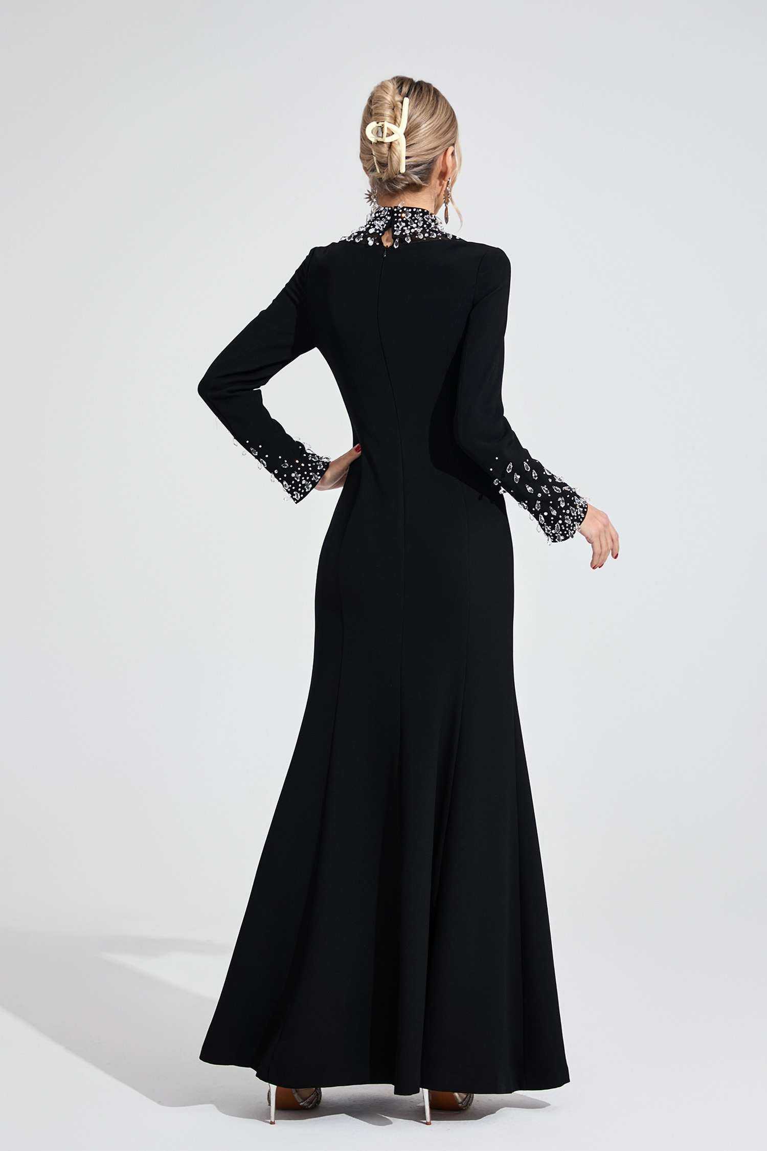 Jewel Black Diamond Maxi Dress