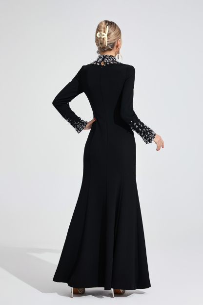 Jewel Black Diamond Maxi Dress
