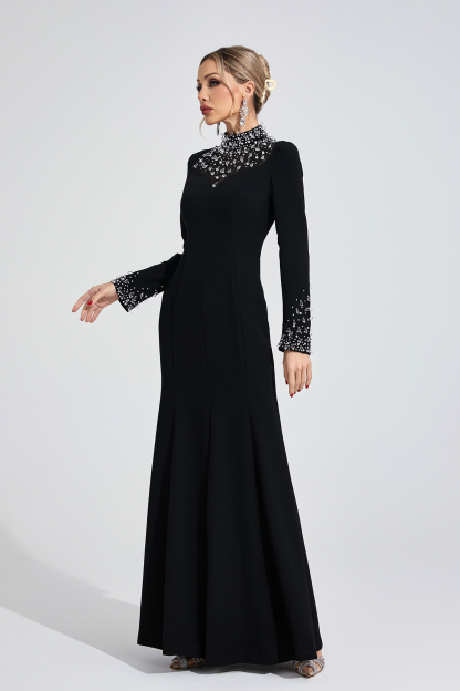 Jewel Black Diamond Maxi Dress