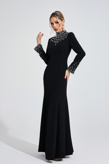 Jewel Black Diamond Maxi Dress