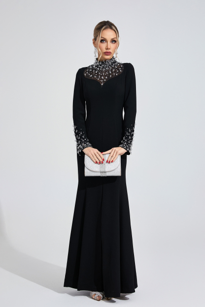Jewel Black Diamond Maxi Dress