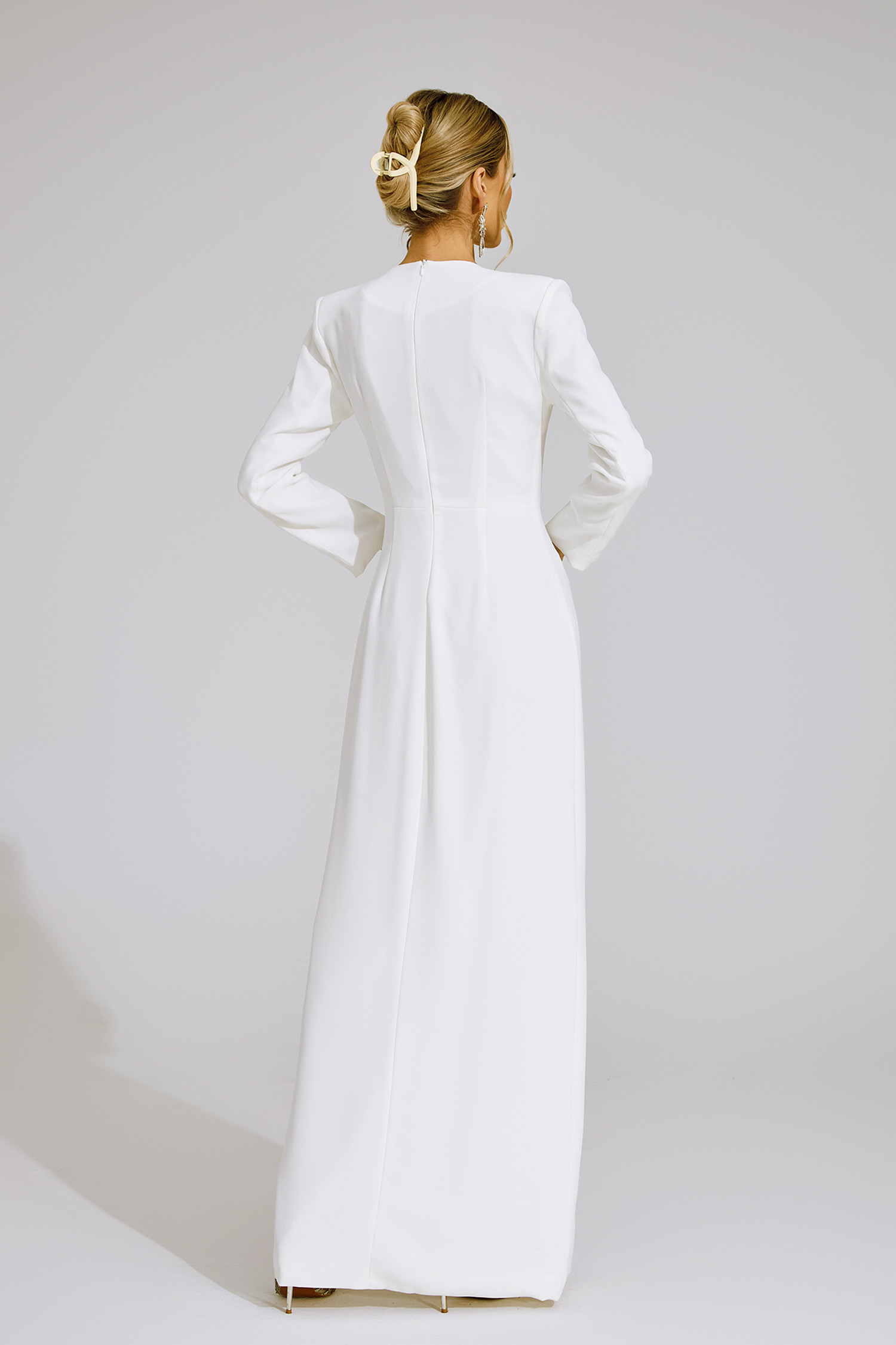 Bond White Floral Maxi Dress