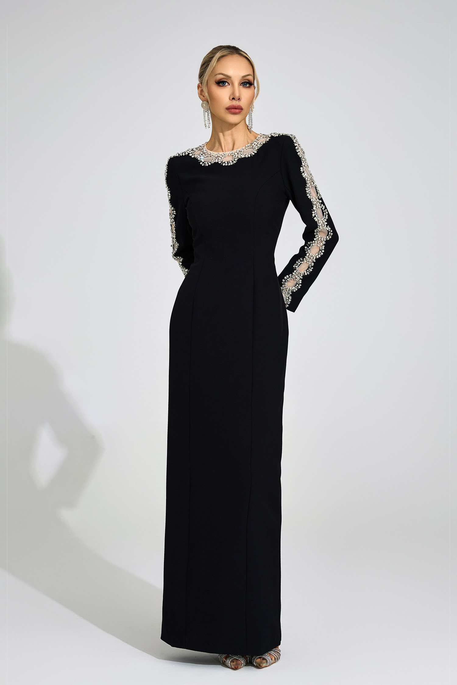 Thorn Black Diamond Maxi Dress
